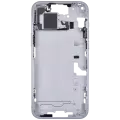 Mid-Frame Housing With Power And Volume Button Compatible For iPhone 15 Plus (International Version) (Used OEM Pull: Grade A) (Blue)