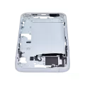Mid-Frame Housing With Power And Volume Button Compatible For iPhone 15 Plus (International Version) (Used OEM Pull: Grade A) (Blue)