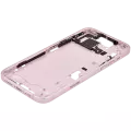 Mid-Frame Housing With Power And Volume Button Compatible For iPhone 15 Plus (International Version) (Used OEM Pull: Grade A) (Pink)