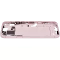 Mid-Frame Housing With Power And Volume Button Compatible For iPhone 15 Plus (International Version) (Used OEM Pull: Grade A) (Pink)