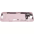 Mid-Frame Housing With Power And Volume Button Compatible For iPhone 15 Plus (International Version) (Used OEM Pull: Grade A) (Pink)