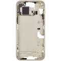 Mid-Frame Housing With Power And Volume Button Compatible For iPhone 15 Plus (International Version) (Used OEM Pull: Grade A) (Yellow)