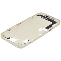 Mid-Frame Housing With Power And Volume Button Compatible For iPhone 15 Plus (International Version) (Used OEM Pull: Grade A) (Yellow)