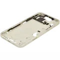 Mid-Frame Housing With Power And Volume Button Compatible For iPhone 15 Plus (International Version) (Used OEM Pull: Grade A) (Yellow)