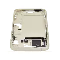 Mid-Frame Housing With Power And Volume Button Compatible For iPhone 15 Plus (International Version) (Used OEM Pull: Grade A) (Yellow)