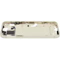 Mid-Frame Housing With Power And Volume Button Compatible For iPhone 15 Plus (International Version) (Used OEM Pull: Grade A) (Yellow)