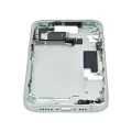 Mid-Frame Housing With Power And Volume Button Compatible For iPhone 15 (International Version) (Aftermarket Plus) (Green)