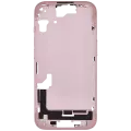 Mid-Frame Housing With Power And Volume Button Compatible For iPhone 15 (International Version) (Aftermarket Plus) (Pink)