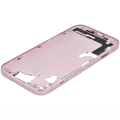 Mid-Frame Housing With Power And Volume Button Compatible For iPhone 15 (International Version) (Aftermarket Plus) (Pink)