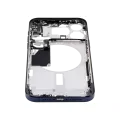 Mid-Frame Housing With Power And Volume Button Compatible For iPhone 15 Pro Max (International Version) (Aftermarket Plus) (Blue Titanium)