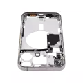Mid-Frame Housing With Power And Volume Button Compatible For iPhone 15 Pro Max (International Version) (Aftermarket Plus) (Natural Titanium)