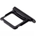 Dual Sim Card Tray Compatible For iPhone 16 / 16 Plus (Black)