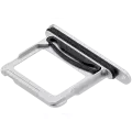 Dual Sim Card Tray Compatible For iPhone 16 / 16 Plus (White)
