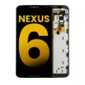 LCD Assembly With Frame Compatible For Nexus 6 (Refurbished) (All Colors)