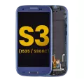 LCD Assembly With Frame Compatible For Samsung Galaxy S3 (i535 / S968C) (Verizon / Straight Talk) (Refurbished) (Blue)