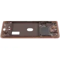 Mid-Frame Housing Compatible For Compatible For Samsung Galaxy S20 FE (Cloud Orange)
