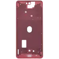 Mid-Frame Housing Compatible For Compatible For Samsung Galaxy S20 FE (Cloud Red)