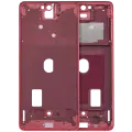 Mid-Frame Housing Compatible For Compatible For Samsung Galaxy S20 FE (Cloud Red)