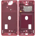 Mid-Frame Housing Compatible For Compatible For Samsung Galaxy S20 FE (Cloud Red)