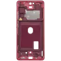 Mid-Frame Housing Compatible For Compatible For Samsung Galaxy S20 FE (Cloud Red)