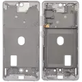 Mid-Frame Housing Compatible For Compatible For Samsung Galaxy S20 FE (Cloud White)