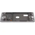 Mid-Frame Housing Compatible For Compatible For Samsung Galaxy S20 FE (Cloud White)