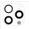 Back Camera Lens (Glass Only) With Adhesive Compatible For iPhone 15 Pro Max (3 Piece Set) (Real Sapphire) (Premium)