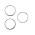 Back Camera Bezel Ring Only Compatible For iPhone 15 Pro Max (White Titanium) (3 Piece Set)