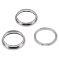 Back Camera Bezel Ring Only Compatible For iPhone 15 Pro Max (White Titanium) (3 Piece Set)