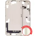Mid-Frame Housing With Power And Volume Button Compatible For iPhone 15 Plus (International Version) (Aftermarket Plus) (Yellow)