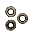 Back Camera Lens With Bracket & Bezel Compatible For iPhone 12 Pro Max (3 Piece Set) (Aftermarket Plus) (Gold)