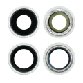 Back Camera Lens With Bracket & Bezel Compatible For iPhone 12 / 12 Mini (Aftermarket Plus) (Green) (10 Pack)