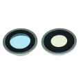 Back Camera Lens With Bracket & Bezel Compatible For iPhone 12 / 12 Mini (Aftermarket Plus) (Green) (10 Pack)