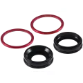 Back Camera Lens With Bracket  & Bezel Compatible For iPhone  11 ( 2 Piece) (Real Sapphire / Premium) (Red)