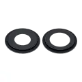 Back Camera Lens With Bracket & Bezel Compatible For iPhone 12 / 12 Mini (Black) (Real Sapphire / Premium)