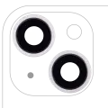 Back Camera Lens With Bracket & Bezel Compatible For iPhone 14 / 14 Plus (2 Piece Set) (Aftermarket Plus) (Purple)