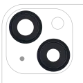 Back Camera Lens With Bracket  & Bezel Compatible For iPhone 13 / 13 Mini  ( 2 Piece) (Aftermarket Plus) (Midnight)