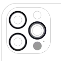 Back Camera Bezel Ring Only Compatible For iPhone 12 Pro (Graphite) (3 Piece Set) (10 Pack)