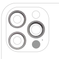 Back Camera Bezel Ring Only Compatible For iPhone 12 Pro (Graphite) (3 Piece Set)