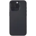 Back Housing W/ Small Pre-Installed Compatible For iPhone 15 Pro (US Version) (Used OEM Pull: Grade B) (Black Titanium)