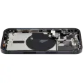 Back Housing W/ Small Pre-Installed Compatible For iPhone 15 Pro (US Version) (Used OEM Pull: Grade B) (Black Titanium)