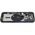 Back Housing W/ Small Pre-Installed Compatible For iPhone 15 Pro (US Version) (Used OEM Pull: Grade B) (Blue Titanium)