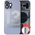 Back Housing W/ Small Components Pre-Installed Compatible For iPhone 13 Pro Max (US Version) (Used OEM Pull: Grade B) (Sierra Blue)