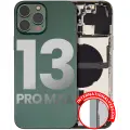 Back Housing W/ Small Components Pre-Installed Compatible For iPhone 13 Pro Max (International Version) (Used OEM Pull: Grade C) (Alpine Green)