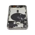 Back Housing W/ Small Pre-Installed Compatible For iPhone 15 Pro Max (US Version) (Used OEM Pull: Grade B) (Natural Titanium)
