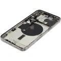 Back Housing W/ Small Pre-Installed Compatible For iPhone 15 Pro Max (US Version) (Used OEM Pull: Grade B) (Natural Titanium)