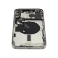 Back Housing W/ Small Pre-Installed Compatible For iPhone 15 Pro Max (US Version) (Used OEM Pull: Grade B) (Natural Titanium)