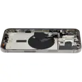 Back Housing W/ Small Pre-Installed Compatible For iPhone 15 Pro Max (US Version) (Used OEM Pull: Grade B) (Natural Titanium)