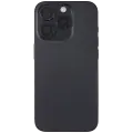 Back Housing W/ Small Pre-Installed Compatible For iPhone 15 Pro (US Version) (Used OEM Pull: Grade A) (Black Titanium)