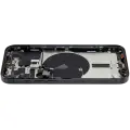 Back Housing W/ Small Pre-Installed Compatible For iPhone 15 Pro (US Version) (Used OEM Pull: Grade A) (Black Titanium)